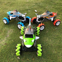 HKM-386835 1:16 RC Shark Drift Stunt Car - 4CH Radio Control Toy for Indoor/Outdoor Fun for Ages 5 and Up