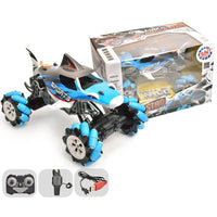 HKM-386835 1:16 RC Shark Drift Stunt Car - 4CH Radio Control Toy for Indoor/Outdoor Fun for Ages 5 and Up