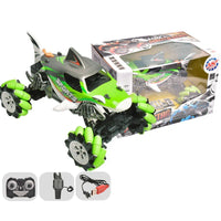 HKM-386835 1:16 RC Shark Drift Stunt Car - 4CH Radio Control Toy for Indoor/Outdoor Fun for Ages 5 and Up
