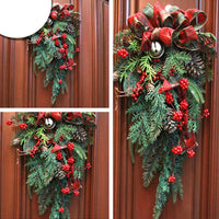 HKM-387027 Festive 1-Piece Christmas Door Hanging Decor for Holidays & Parties