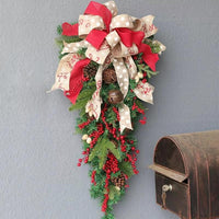 HKM-387027 Festive 1-Piece Christmas Door Hanging Decor for Holidays & Parties