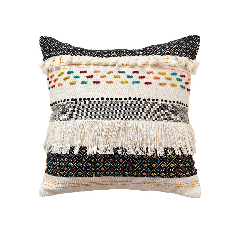 HKM-387091 European Woven Cotton Pillow Cushions in Various Sizes