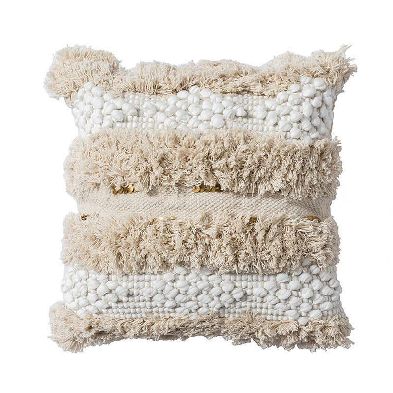 HKM-387091 European Woven Cotton Pillow Cushions in Various Sizes