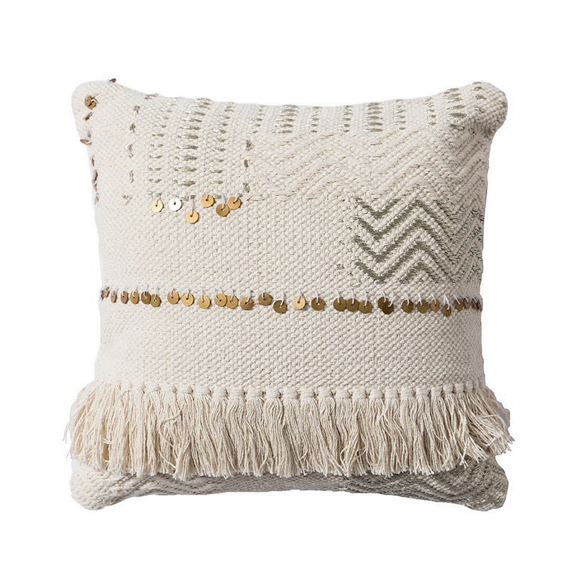 HKM-387091 European Woven Cotton Pillow Cushions in Various Sizes