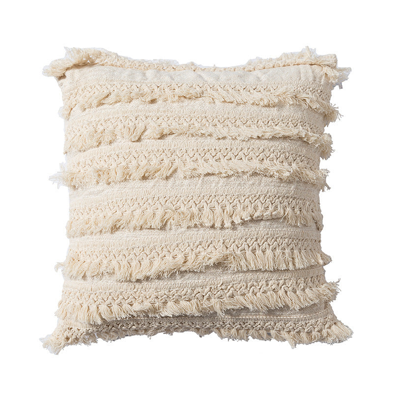 HKM-387091 European Woven Cotton Pillow Cushions in Various Sizes