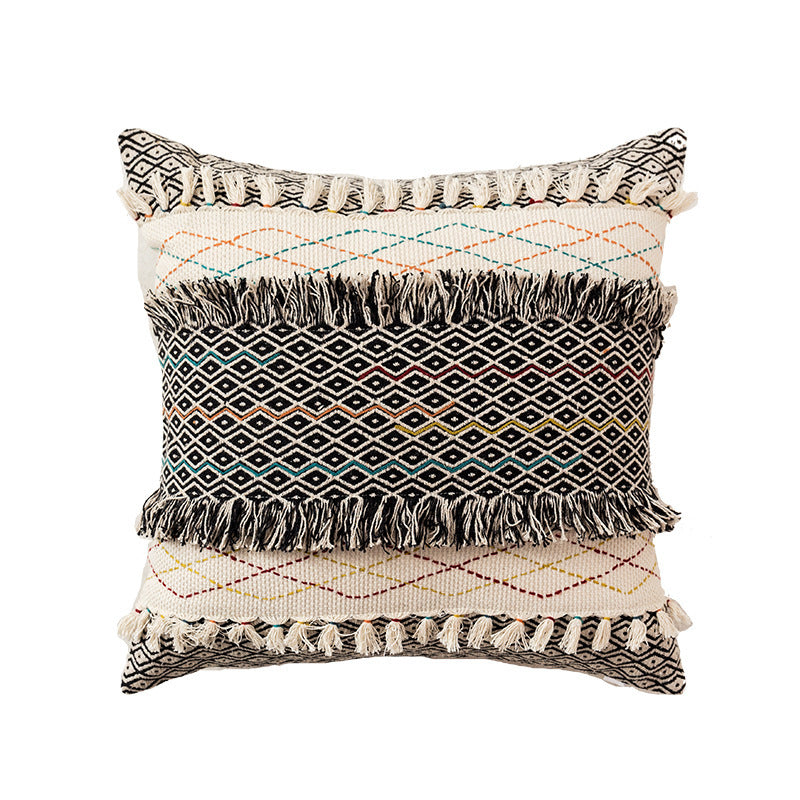 HKM-387091 European Woven Cotton Pillow Cushions in Various Sizes