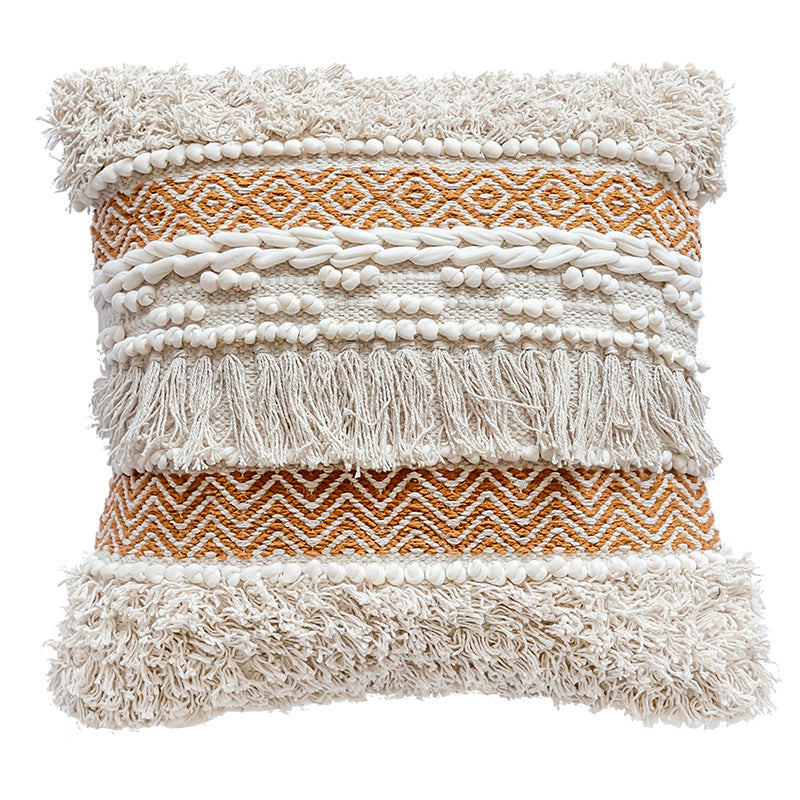 HKM-387091 European Woven Cotton Pillow Cushions in Various Sizes