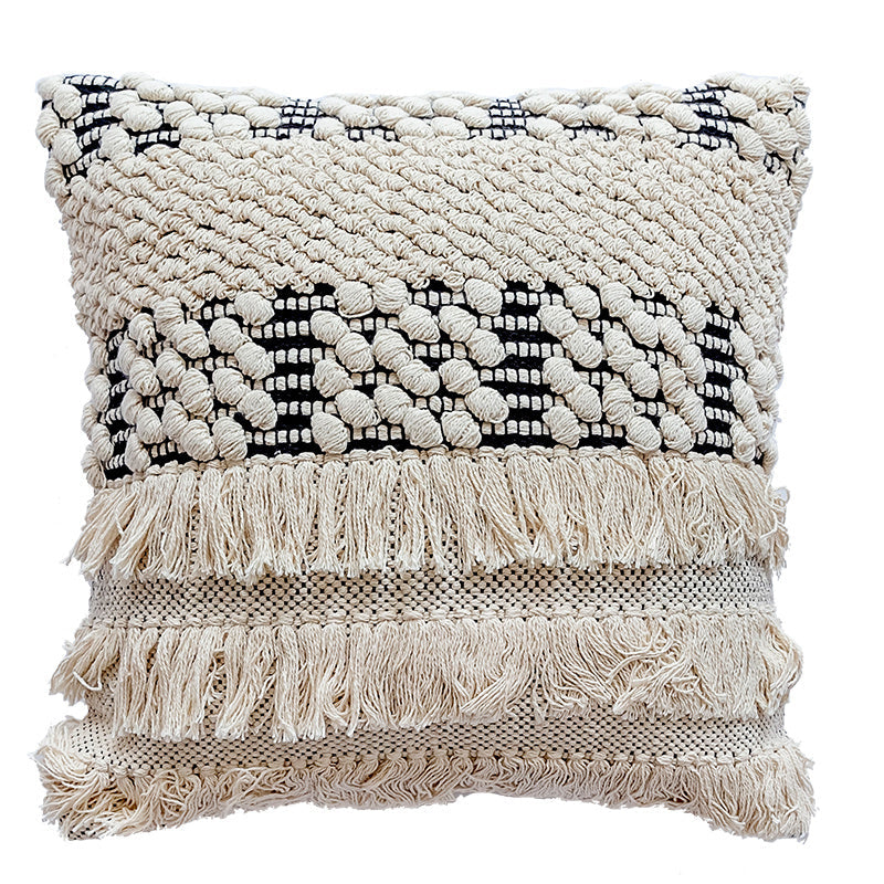 HKM-387091 European Woven Cotton Pillow Cushions in Various Sizes