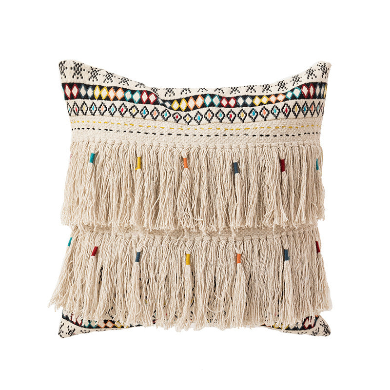 HKM-387091 European Woven Cotton Pillow Cushions in Various Sizes