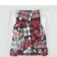 HKM-387283 Classic Plaid Cotton Shirt for Dogs – Spring and Summer Style