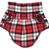 HKM-387283 Classic Plaid Cotton Shirt for Dogs – Spring and Summer Style