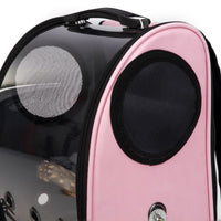 HKM-387347 Foldable Breathable Pet Bag with Geometric Pattern for Easy Travel