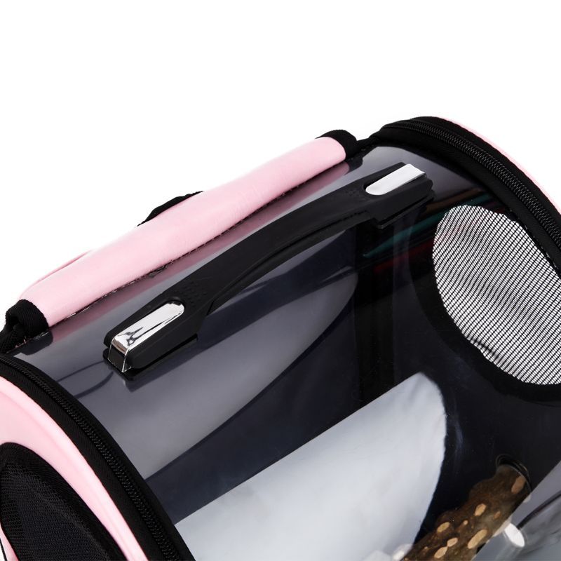 HKM-387347 Foldable Breathable Pet Bag with Geometric Pattern for Easy Travel