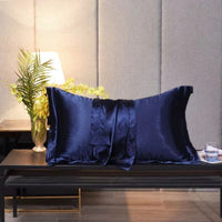 HKM-387475 Ice Silk Pillowcases in Various Colors and Sizes for Double Long Pillow and Square Pillow