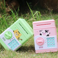 HKM-387667 Coded Lock Electronic Money Box with Light and Music for Kids