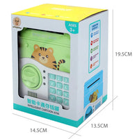 HKM-387667 Coded Lock Electronic Money Box with Light and Music for Kids