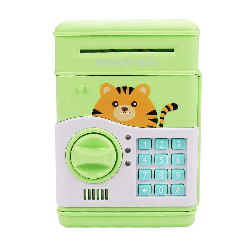HKM-387667 Coded Lock Electronic Money Box with Light and Music for Kids