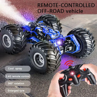 HKM-387987 5CH Remote Control Off-Road Stunt Car for Kids, 4WD Rotating Stunt Vehicle, Ages 5 and Up