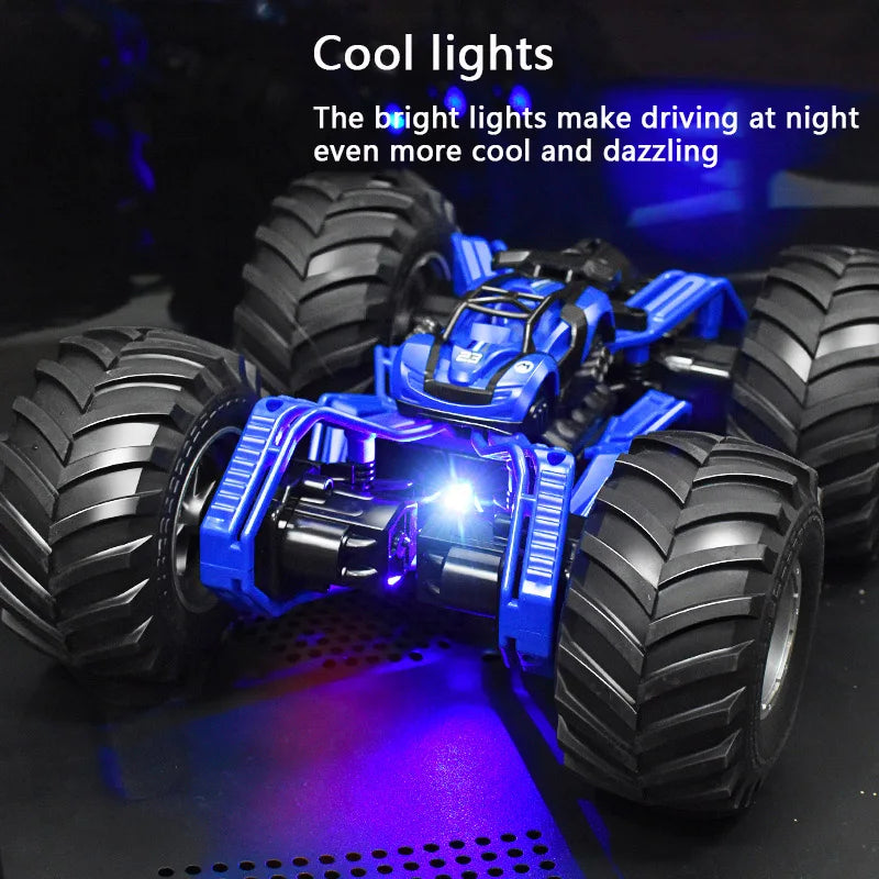 HKM-387987 5CH Remote Control Off-Road Stunt Car for Kids, 4WD Rotating Stunt Vehicle, Ages 5 and Up
