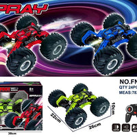 HKM-387987 5CH Remote Control Off-Road Stunt Car for Kids, 4WD Rotating Stunt Vehicle, Ages 5 and Up