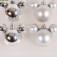 HKM-388179 Christmas Ornaments Set - Reindeer, Gingerbread Man, and Bear Charms in Various Colors