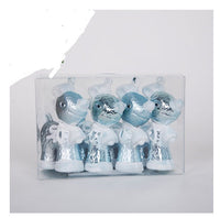 HKM-388179 Christmas Ornaments Set - Reindeer, Gingerbread Man, and Bear Charms in Various Colors