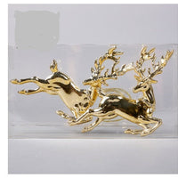 HKM-388179 Christmas Ornaments Set - Reindeer, Gingerbread Man, and Bear Charms in Various Colors