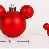HKM-388179 Christmas Ornaments Set - Reindeer, Gingerbread Man, and Bear Charms in Various Colors