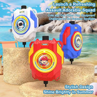HKM-388243 2-in-1 Bubble Backpack Water Toy with Electric Blowing Function for Fun Summer Outdoor Play