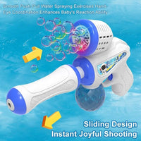 HKM-388243 2-in-1 Bubble Backpack Water Toy with Electric Blowing Function for Fun Summer Outdoor Play