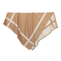 HKM-388243 Modern Solid Color Wool Nap Blanket - Gray & Camel for All Seasons