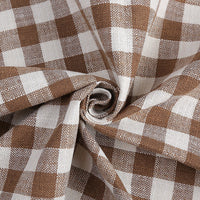 HKM-388243 Small Square Grid Polyester Fabric for Cushion Covers, Bags, and Accessories - 150cm Width