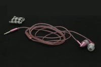 HKM-388307 Universal In-Ear Subwoofer Earplugs - Wired, 110cm, Compatible with Android, Windows Mobile, iOS - Available in Gold, Rose Gold, Silver