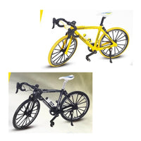 HKM-388371 1:10 Scale Diecast Mini Bike Model for Kids - Metal Miniature Simulation Bike Toy
