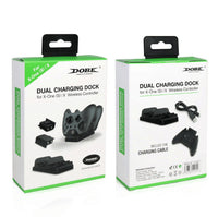 HKM-388435 Dual Battery Charging Kit for Xbox One Controllers - Includes Charger and Two Batteries