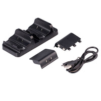 HKM-388435 Dual Battery Charging Kit for Xbox One Controllers - Includes Charger and Two Batteries