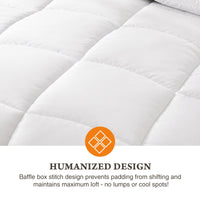 HKM-388563 All-Season Down Comforter - Soft, Warm Quilt in Queen and King Sizes