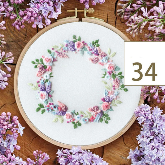 HKM-388563 Handmade DIY Embroidery Kit for Creative Decoration
