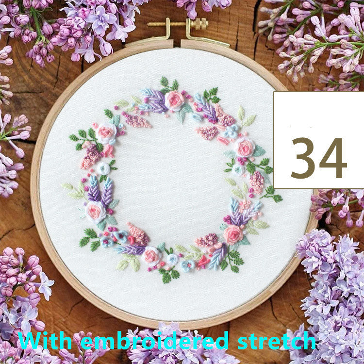 HKM-388563 Handmade DIY Embroidery Kit for Creative Decoration