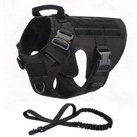 HKM-388755 Nylon Water-Resistant Tactical Chest Strap for German Shepherds - Available in Multiple Sizes