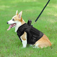 HKM-388755 Nylon Water-Resistant Tactical Chest Strap for German Shepherds - Available in Multiple Sizes