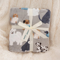 HKM-388883 Soft American Fabric Leisure Blanket - Perfect for Holiday Gifts and Company Events, 270-280gsm