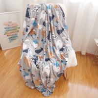 HKM-388883 Soft American Fabric Leisure Blanket - Perfect for Holiday Gifts and Company Events, 270-280gsm