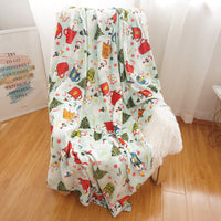 HKM-388883 Soft American Fabric Leisure Blanket - Perfect for Holiday Gifts and Company Events, 270-280gsm