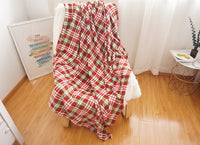 HKM-388883 Soft American Fabric Leisure Blanket - Perfect for Holiday Gifts and Company Events, 270-280gsm