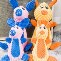 HKM-389011 Plush Dog and Cat Toy with Noise-Making Feature, Bite-Resistant Design