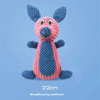HKM-389011 Plush Dog and Cat Toy with Noise-Making Feature, Bite-Resistant Design