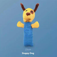 HKM-389011 Plush Dog and Cat Toy with Noise-Making Feature, Bite-Resistant Design