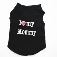 HKM-389139 Classic Pet Vest for Puppies - Love Mom & Love Dad in Various Colors and Sizes