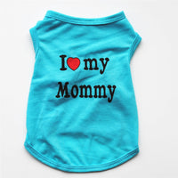 HKM-389139 Classic Pet Vest for Puppies - Love Mom & Love Dad in Various Colors and Sizes